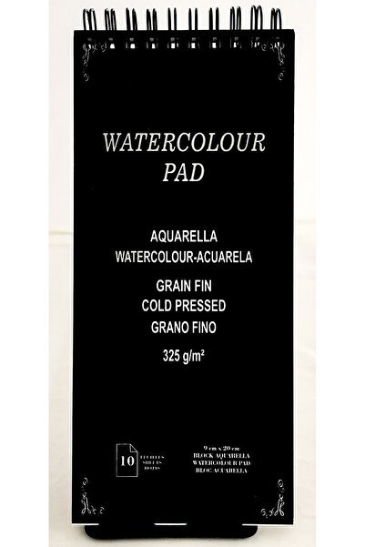 10ART SANATSAL 325 gr Watercolour Pad Suluboya Resim Defteri Spiralli 10 Yaprak