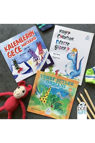 Pötikare Yayıncılık Okul Öncesi Öykü Kitapları Seti - 1 3-6 Yaş