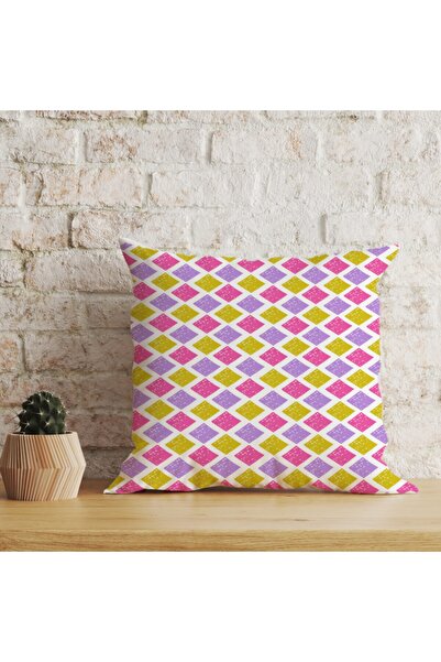 LadiesHome Husă decorativă pentru pernă cu două fețe, digitală, cu imprimeu d...