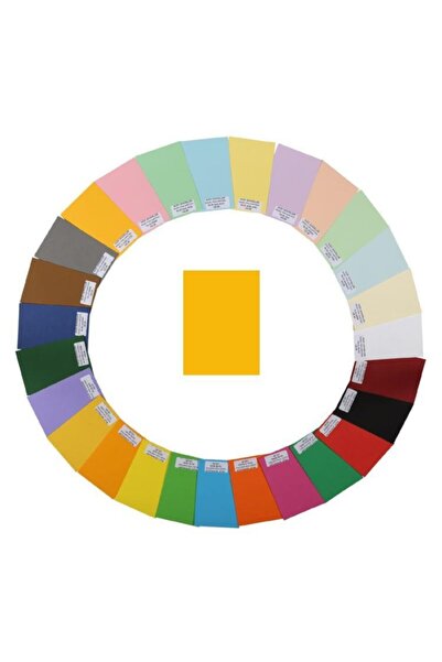 Alex Schoeller Kolej Fon Kartonu 160 Gr. 25x35 Cm. 100'lü Paket A. Altın