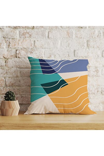 LadiesHome Husă decorativă pentru pernă cu două fețe, digitală, cu imprimeu d...