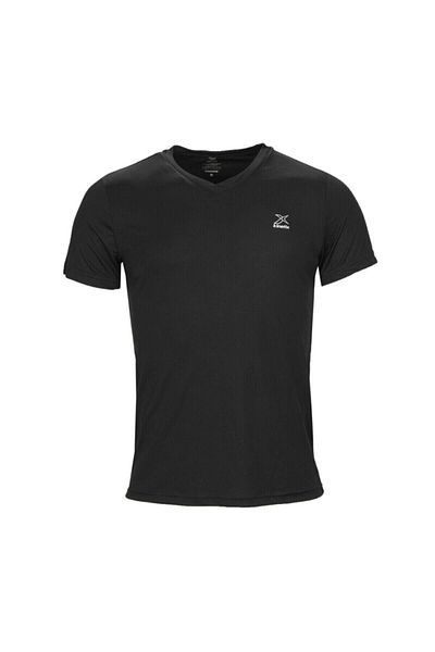 Kinetix Sn221 Basic V Neck T-shirt Μαύρο Ανδρικό T-shirt 100581582