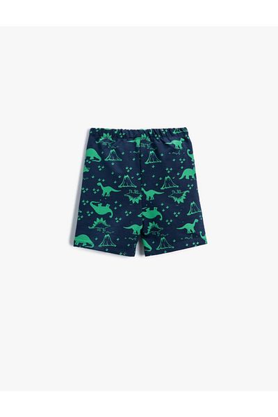 Koton Dinosaur Printed Shorts Cotton