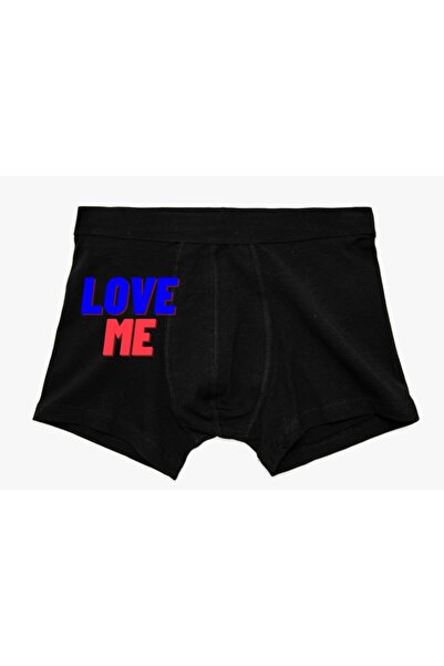 BoxerMasters Muška "Love Me" Štampano Napisano bokserice