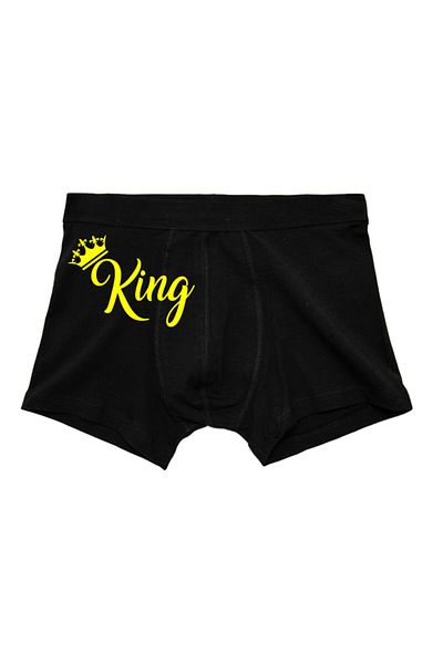 BoxerMasters Ανδρικό Boxer - King Written Print