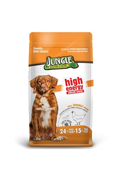 Jungle High Energy Tavuklu Yetişkin Köpek Maması 15 kg