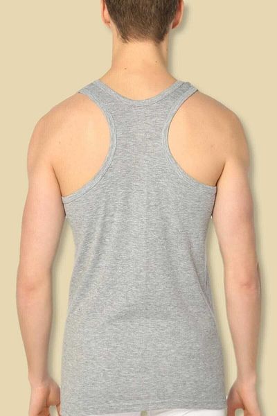 Muraty Ανδρικό αθλητικό εσώρουχο Tutku Grey 6 Pack από βαμβακερό ριμπ