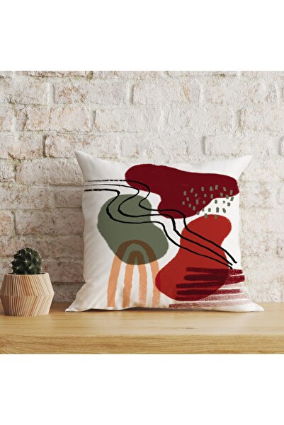 LadiesHome Husă decorativă pentru pernă cu două fețe, digitală, cu imprimeu d...