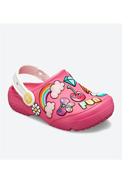 Crocs Fl Playful Patches Clg K Bebek Pembe Terlik - 205444 -6np