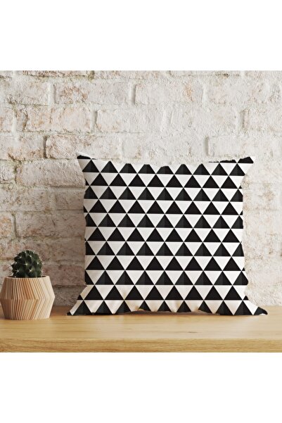 LadiesHome Husă decorativă pentru pernă cu două fețe, digitală, cu imprimeu d...