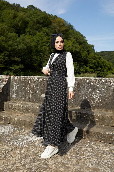 festmoda Women's Gilet-belt Dress