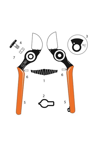 CASTELLARI Gr 305 Taia Double Blade Pruning Shears