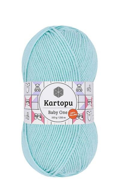 Yarn Home Baby One Light Turquoise K578 Νήματα πλεξίματος χειρός 100γρ