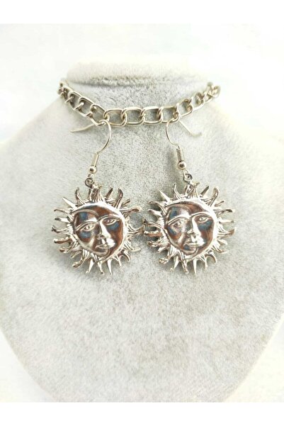 Fugusugu أقراط القوطية القمر والشمس