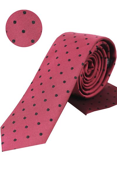 Varetta Мъжка вратовръзка с шарка тип „Damson Slim Cut“