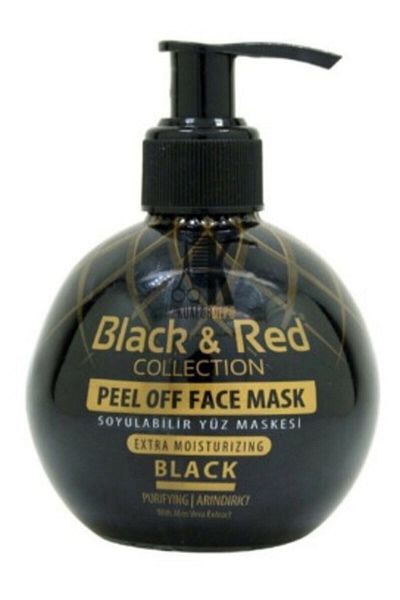 Black Red Peelable Black Mask with Pump 250 Ml