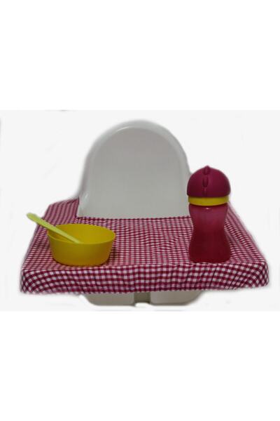 Çizgikare Κάλυμμα καρέκλας μωρού ροζ Gingham - Κάλυμμα καρέκλας μωρού