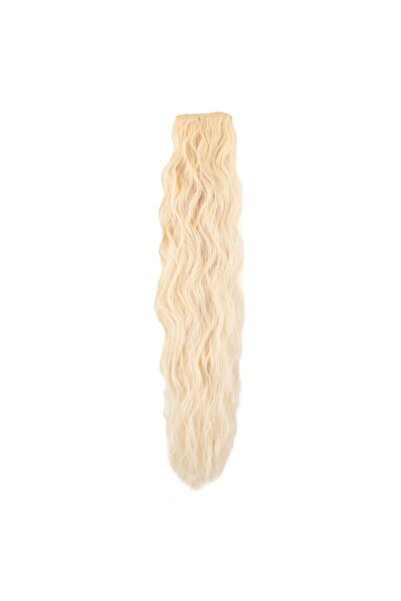 Peruk Market Fibră de platină sintetică, ondulată, 8 bucăți Snap Snap