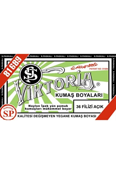 Viktoria Viktoria Toz Kumaş Boyası  - 10-13 Gr - 36 Filizi Açık