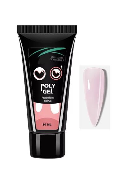 Charzieg Clear Nude 30 Ml Polygel Protez Tırnak Polijel Poly Gel