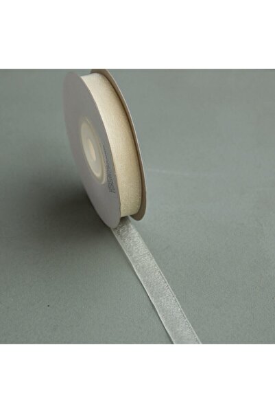 BarokBonbon Κορδέλες Οργάντζα, 1 cm, 22 m, Λευκό