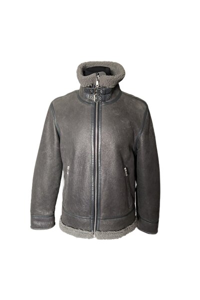 asus deri Hakiki Kuzu Derisi Pilot Erkek Ceket