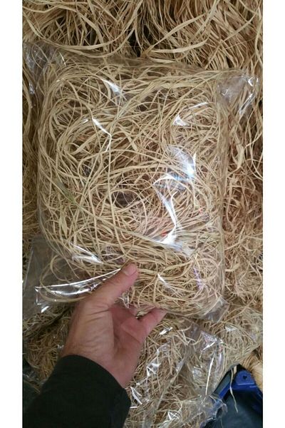 YENİ HEDİYELİK DÜNYAM 1 Kg Φυσική Ράφια Μπανάνα Ψάθινη Ίνα Στολίδι Σχοινί Φυσικό Νήμα