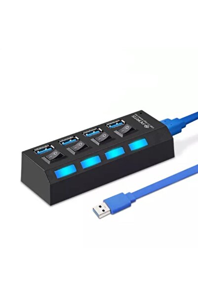 MJ TECH 4 Port Usb 3.0 Çoğaltıcı Çoklayıcı Hub - Yüksek Hız 5 Gbps