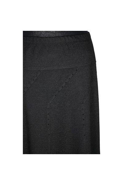 HESNA Women's Black Seasonal Skirt with Stone Detail - Unlined Batal