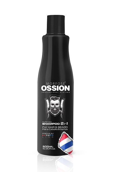 Ossion Premium Barber Line 2-in-1 Purifying Shampoo - 500ml