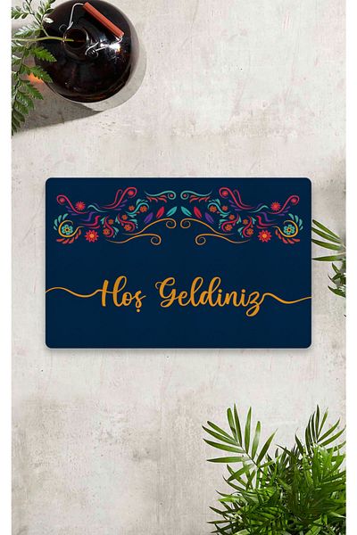 Vagonik Digital Printed 50x70cm Decorative Multi-Purpose Indoor and Outdoor Door Mat