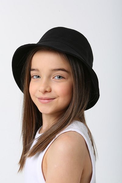 FELLMENS Black Unisex Bucket Kids Hat