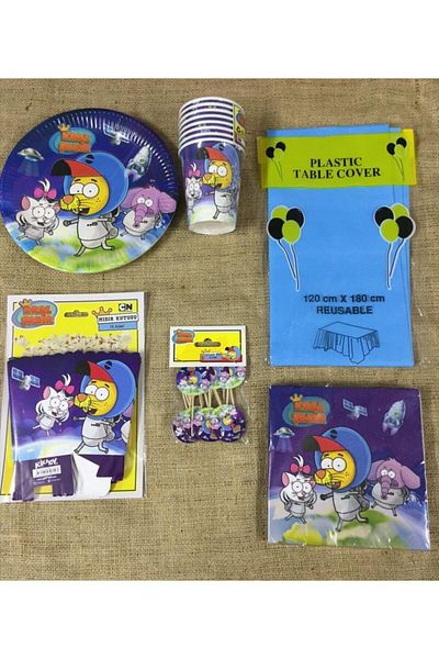 Mutlu party Kral Şakir Licensed Birthday Party Set for 8 People