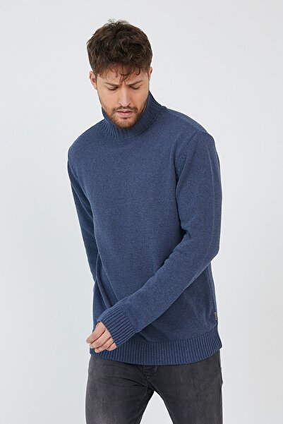 Matte Helsinki Men's Turtleneck Ingido Plain Knitwear Sweater