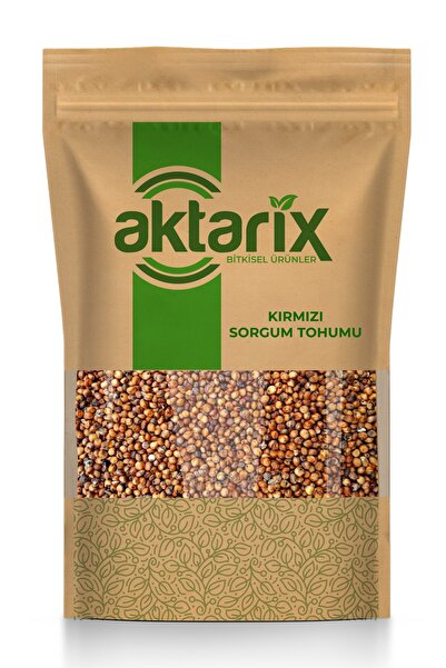 aktarix Glutensiz Kırmızı Sorgum Seti 1 Kg Kırmızı Sorgum Tohumu + 1 Kg Kırmı...
