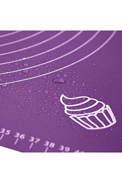 Vi Caro Silicone Dough Rolling Mat with Scale 40x50 Baklava Pastry Bread Ravioli Dough Kneading Kitchen Preparation