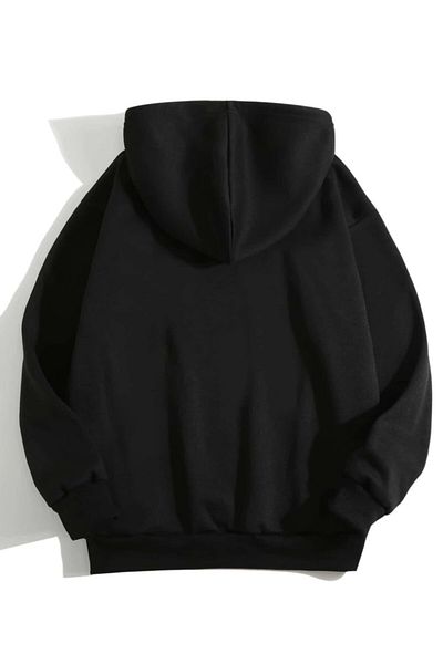 Deocept Μανίκια Naruto Anime με στάμπα Unisex Oversize Φούτερ με κουκούλα