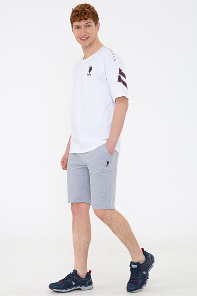 U.S. Polo Assn. Γκρι ανδρικά σορτς & βερμούδες