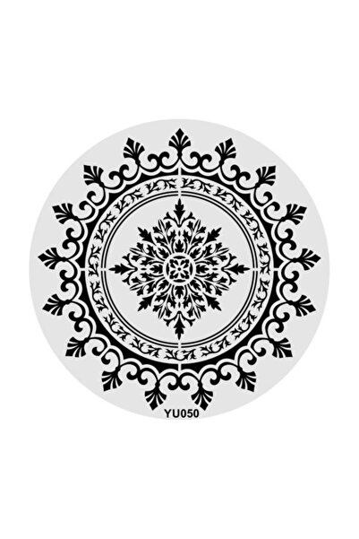STENCİLTASARIM Stencil Tasarım Yu050 - Dekoratif Duvar Ve Eşya Boyama Şablonları 30x30 Cm