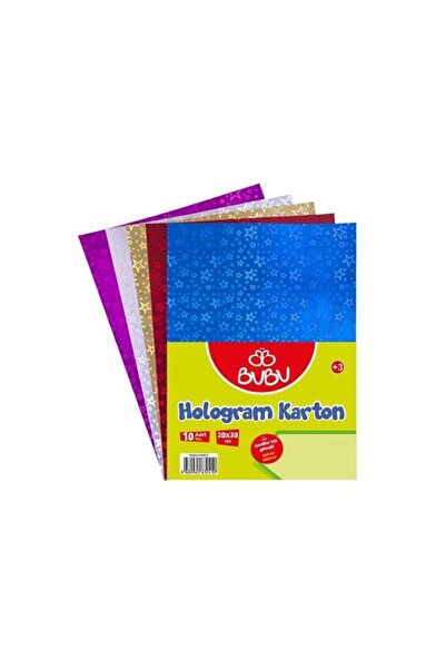Bubu Hologram Karton 10'lu 20x30 Cm