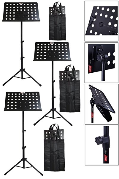 Lastvoice Nt104cs-3x Şef Tipi Nota Standı Nota Sehpası (SOFT CASE TAŞIMA ÇANT...