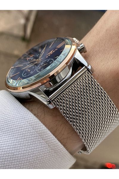 FERRO Original Steel Men's Watch + Bracelet Gift