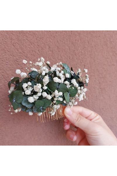 Yumak Dekor Grup Eucalyptus Bridal Wedding Wedding Engagement Special Day Hair Accessory Crown