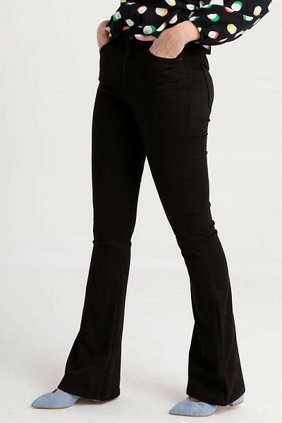 Ramrod Soft, Women's Black Non-Fading High Waist Lycra Slimming Spanish Jeans Pantalon Harmony