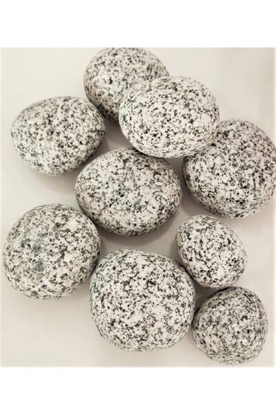Asenya Granit Benekli Dolomit Taş 4 Kg 6-10 Cm Benekli Dolomit Dere Taşı Çakı...