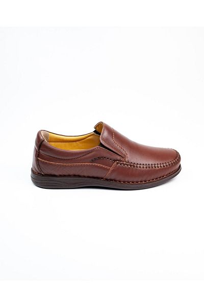 Voyager Ανδρικά casual παπούτσια Tan Leather Loafer