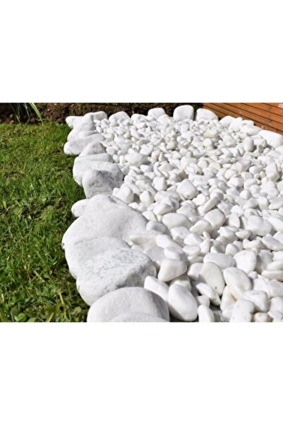 Ekodoğa Dolomit Taş 20 Kg 4-6 Cm Beyaz Dolomit Taş Saksı Dibi Dekoratif Taş Bahçe Süsleme Taşı Peyzaj Taşı