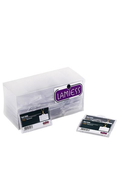 Lamiess T-155 H Horizontal Card Container 50 Pieces