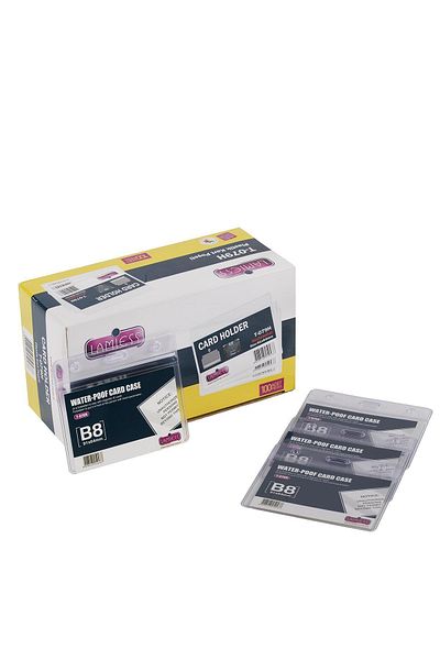 Lamiess T-079 H Horizontal Ziplock Card Bag 100 Pieces