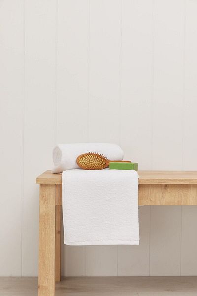 Fiesta Set of 2 Hand Towels 50x90 - White